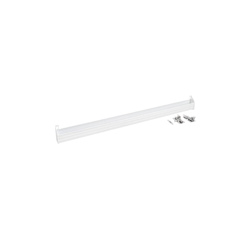 Rev-A-Shelf Polystyrene, Silver, 36 in W, 3.8 in H, 1.7 in D, 2.58 in L, Silver 6541-36SC-11-52